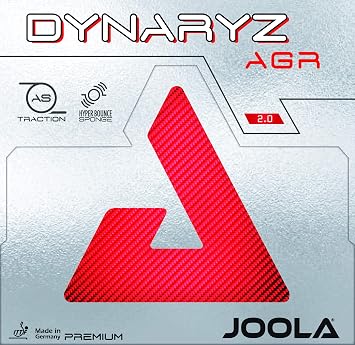 JOOLA AGR TGRUB022 Table Tennis Rubber, Soft Backing, Spin, Speed Grip, Response Performance, Impact, for Advanced, Dynalize