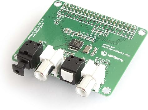 HiFiBerry Digi+ I/O - Carte Son S/PDIF Avec entr es et sorties Pour Raspberry Pi A+ / B+ / 2B / 3B Cat gory Carte Son