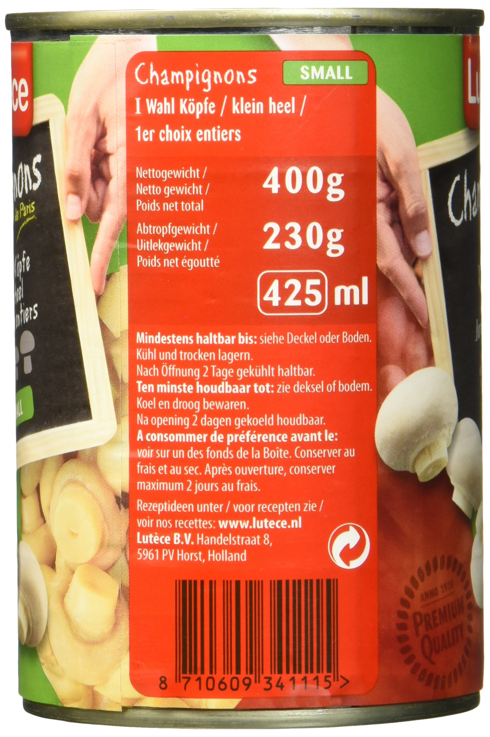 Holco Lutece Champignon I Wahl, 6er Pack (6 x 230 g)