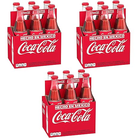Mexican Coke Glass Bottles | 12 fl oz | 18 Pack