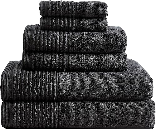 Miniatura 2 de Vera Wang - Toallas de baño, 100% algodón terry suave y absorbente, con poca formación de pelusa y resistente a la decoloración, toallas de baño de