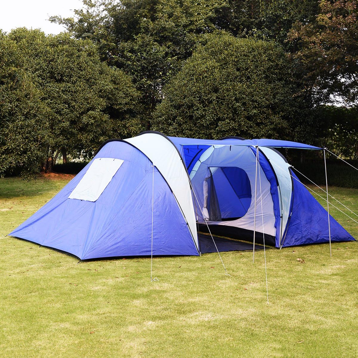 Winixson Waterproof Camping Quick Tent 6-8 Person/Man 1+2 Room 13' X 10.5' Camp