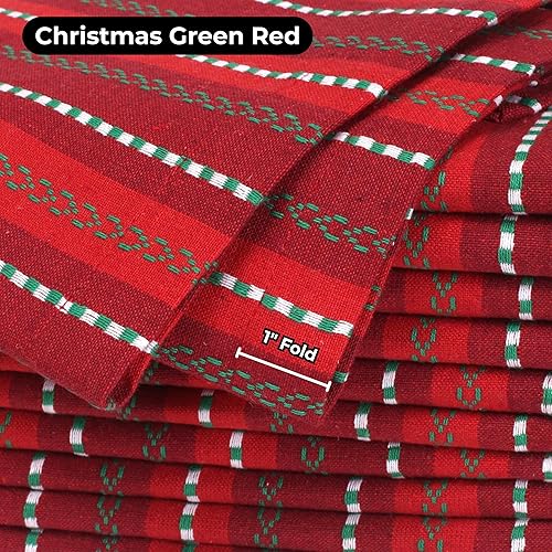 Miniatura 77 de Servilletas de lino y algodón de 18 x 18 pulgadas natural con vainica, servilletas de boda, servilletas de cóctel, servilletas de tela, servilletas