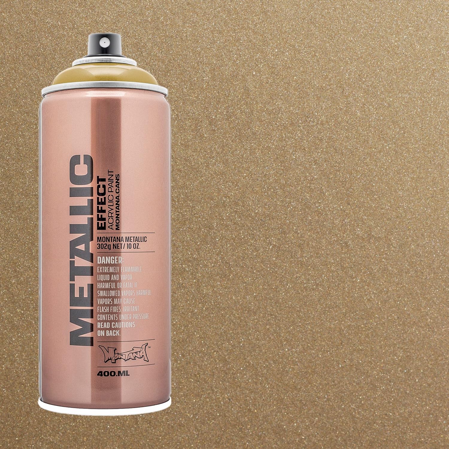 Montana Cans Montana EFFECT 400ml Metallic Color, Aztec Gold Spray Paint