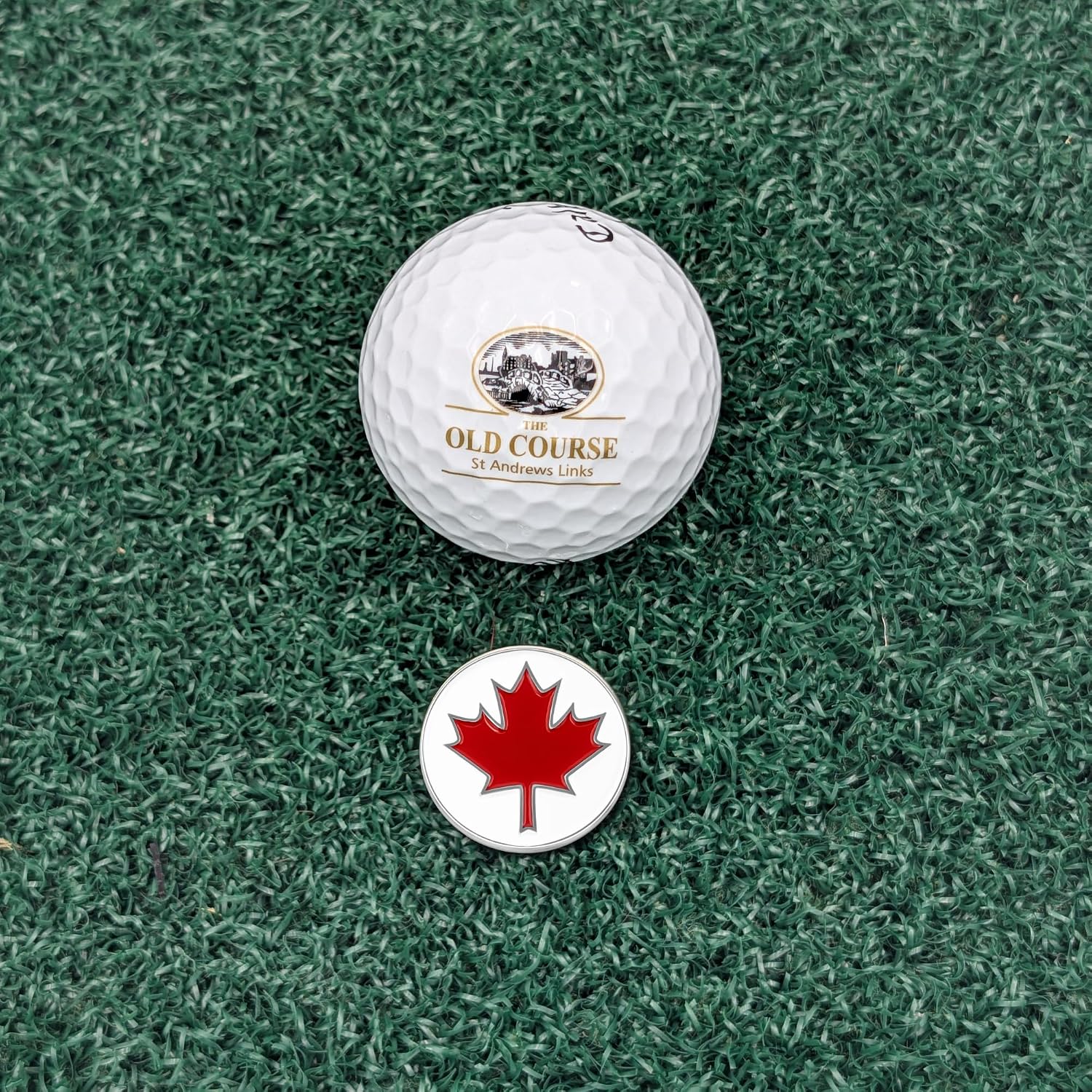 Foretra Golf Ball Marker | Canada Hockey Helmet Magnetic Ball Marker Hat Clip | Disc Balls Markers Tool Golfer Gifts Funny Accessories for Men Women image 5