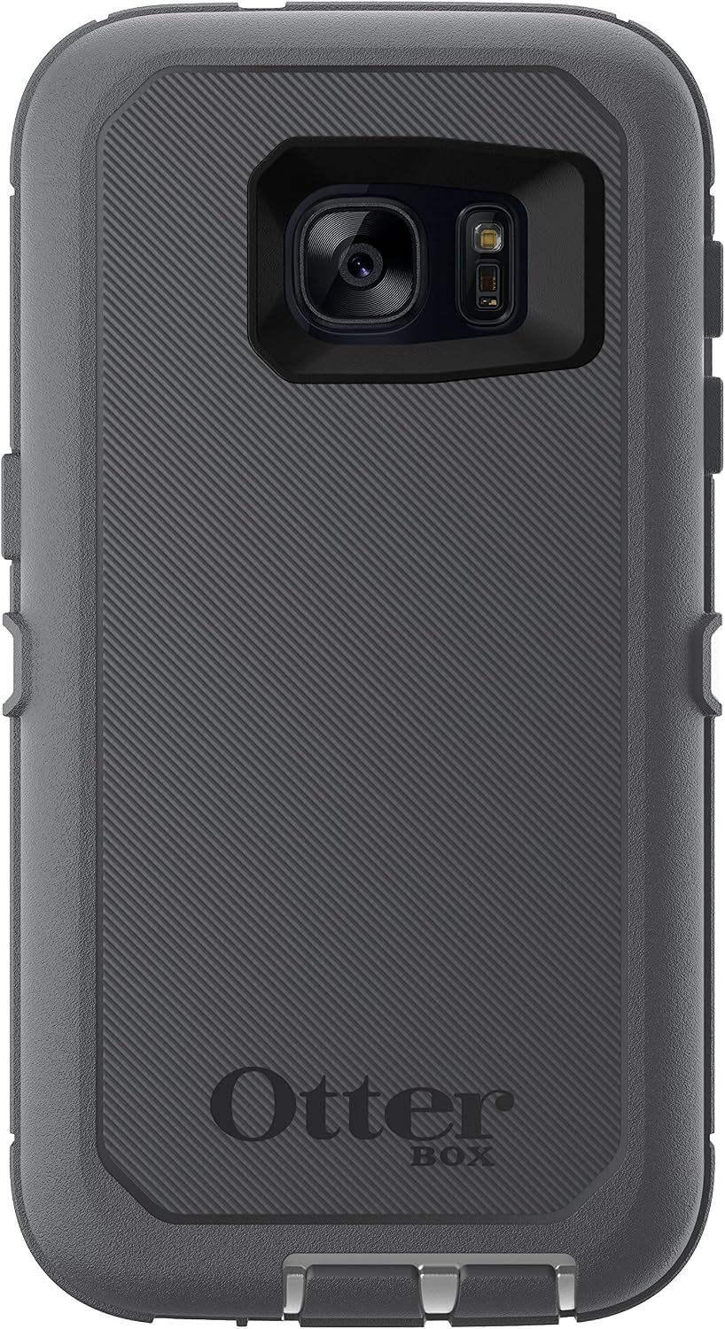 OTTERBOX DEFENDER SERIES Case for Samsung Galaxy S7 - Retail Packaging - GLACIER (WHITE/GUNMETAL GREY)