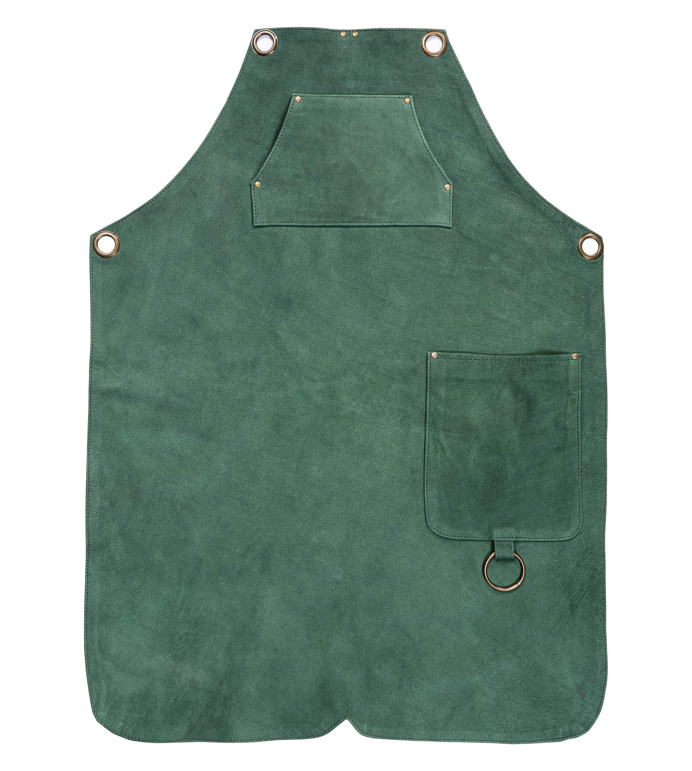 SID & VAIN Lederschürze Leder HEATHROW Braun Grillschürze