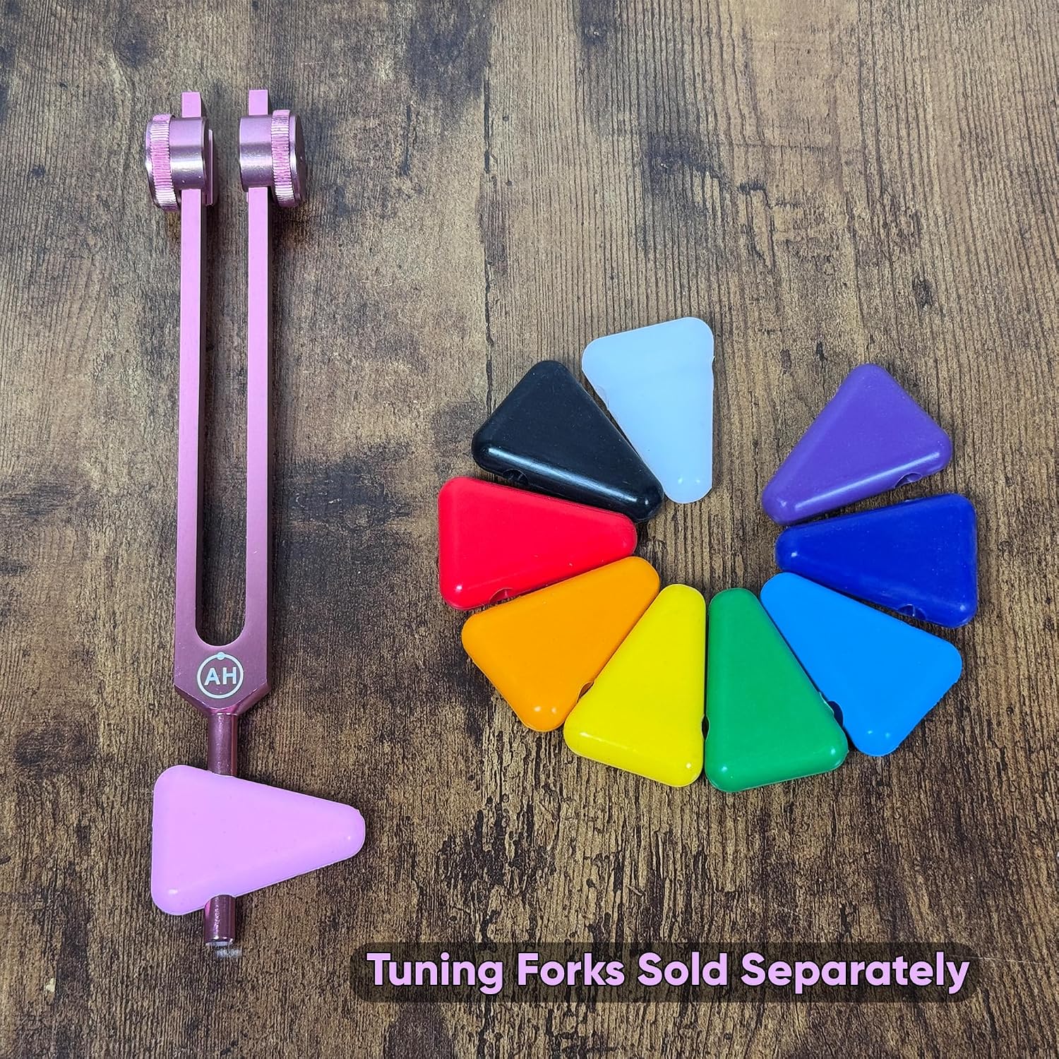 1pc Silicone Grip Handle for Tuning Forks - Chakra Grip for Color Coding, Blue