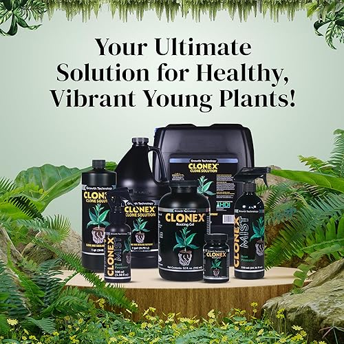 Miniatura 4 de Solución nutritiva para plantas Clone Solution de Clonex, HDCCSGAL, de 1 galón, hidrodinámica, internacional