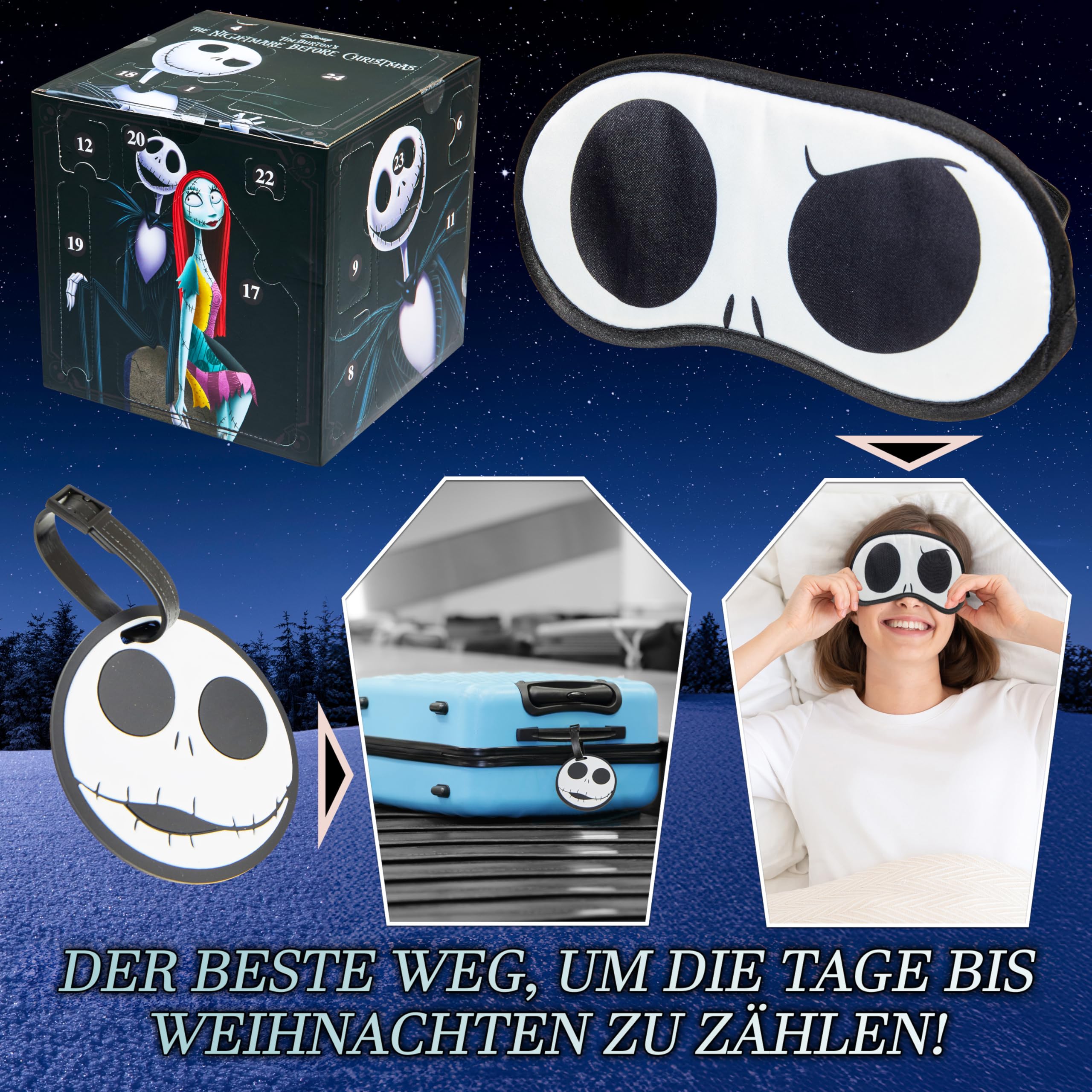 Disney The Nightmare Before Christmas Schreibwaren Adventskalender 2026