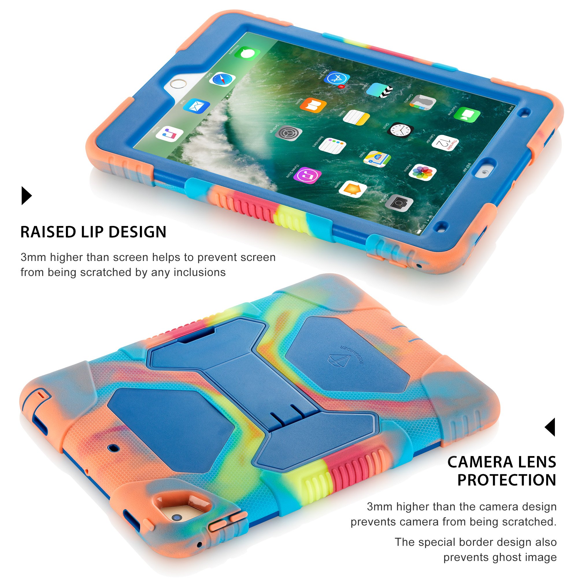 Amazon.co.jp: Aceguarder Ipad Pro 9.7ケースfor Kids [耐衝撃] [耐