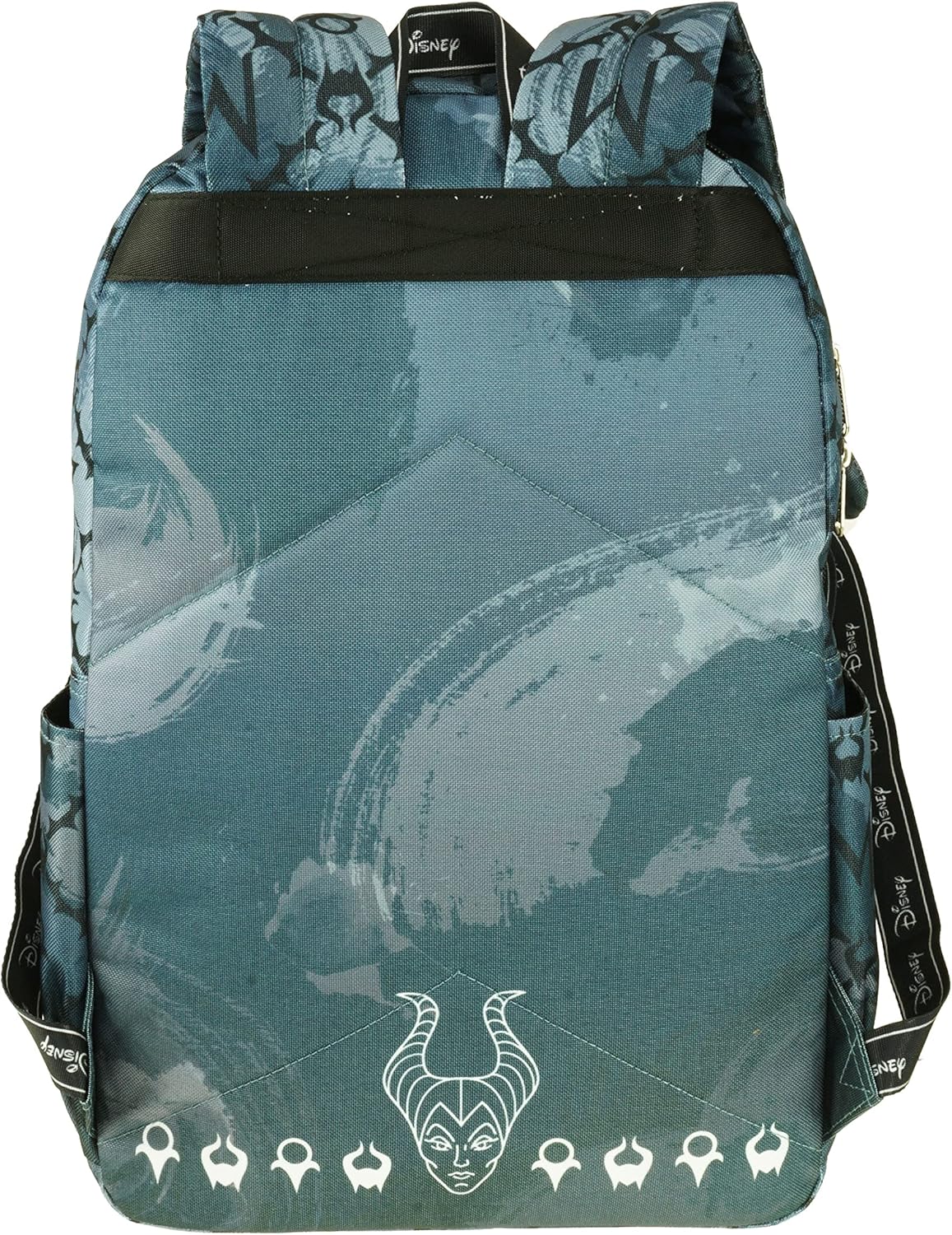 KBNL Classic Disney Villains - Maleficent Backpack with Laptop Compartment for School, Travel, and Work, Multicolor