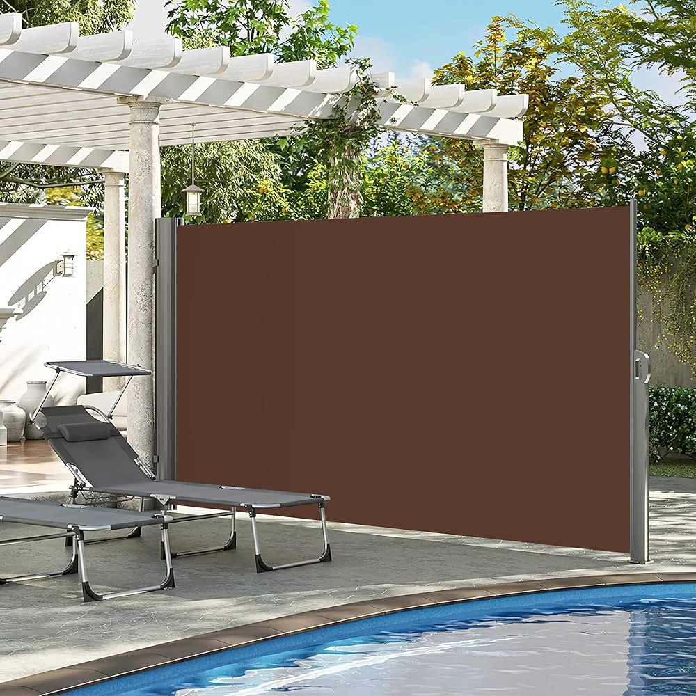 Amazon | Sacalority 引き込み式サイドオーニング 高さ180x長さ500cm Amazon | Sacalority 引き込み式サイドオーニング 高さ180x長さ500cm