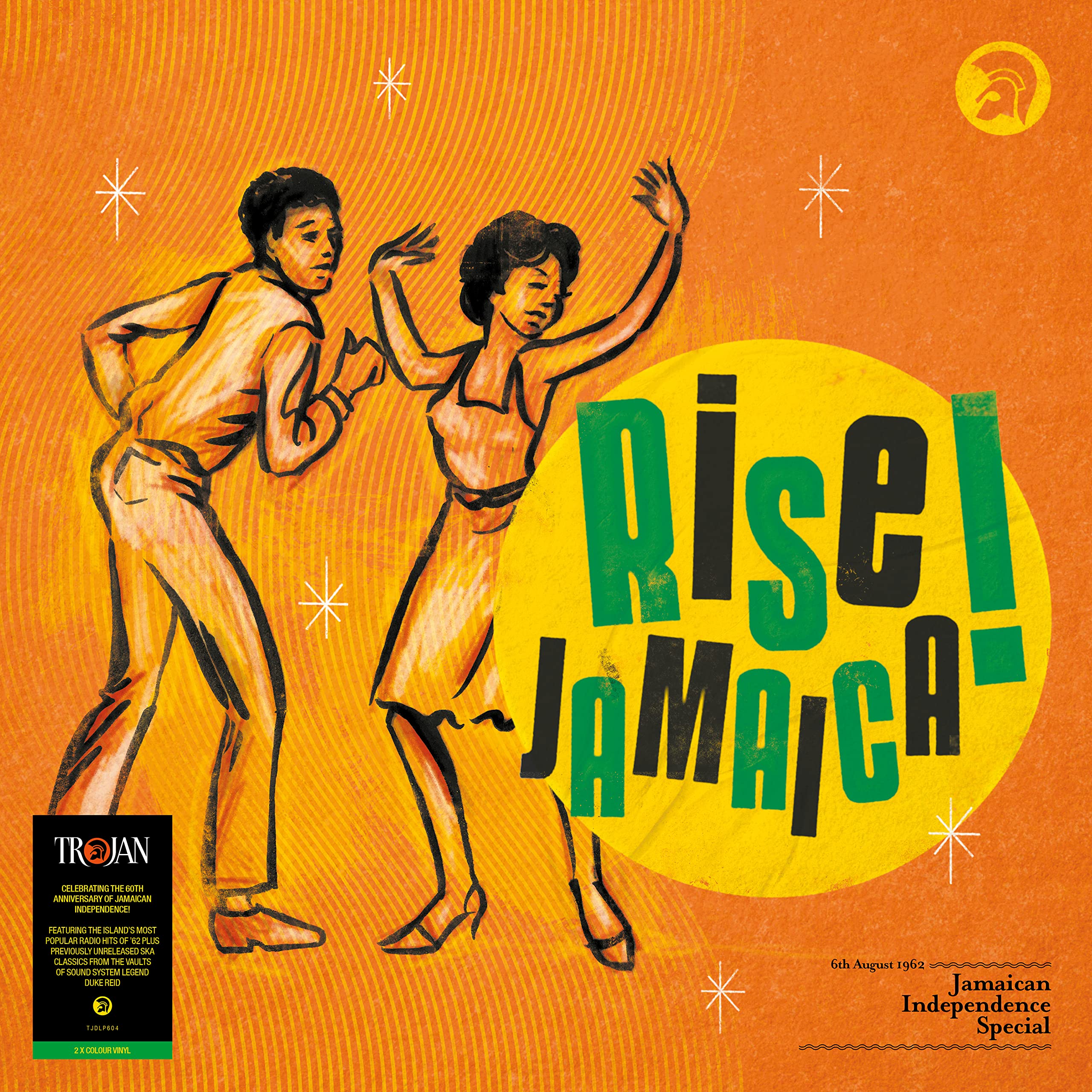 Rise Jamaica! Jamaican Independence Special (Green & Yellow Split Colour 2LP)