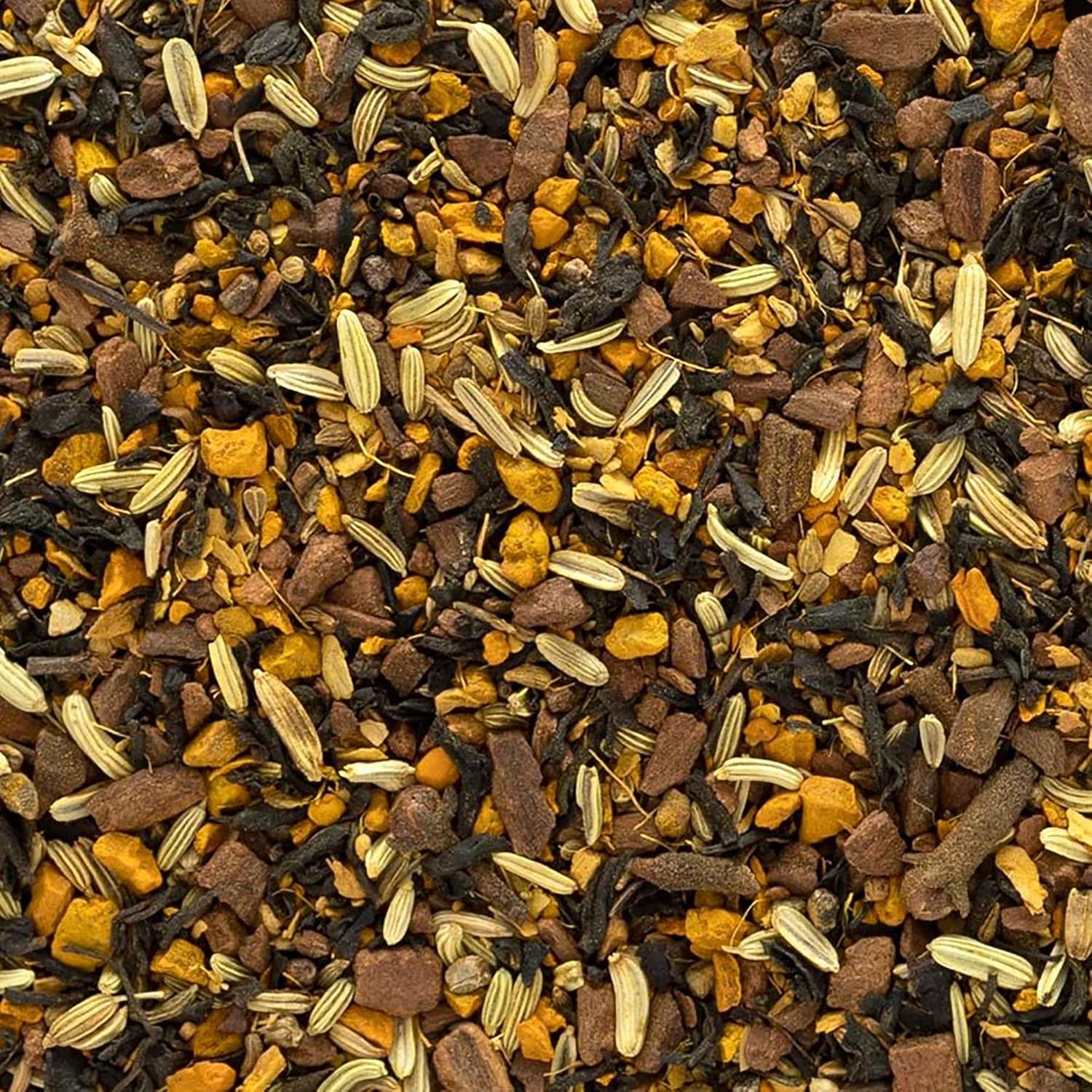 Frontier Co-op Turmeric Chai Tea, Certified Organic, Kosher | 1 lb. Bulk Bag - Image 3