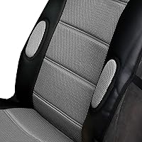 Vista 7 de FH Group - Almohadón para asiento delantero, Gris