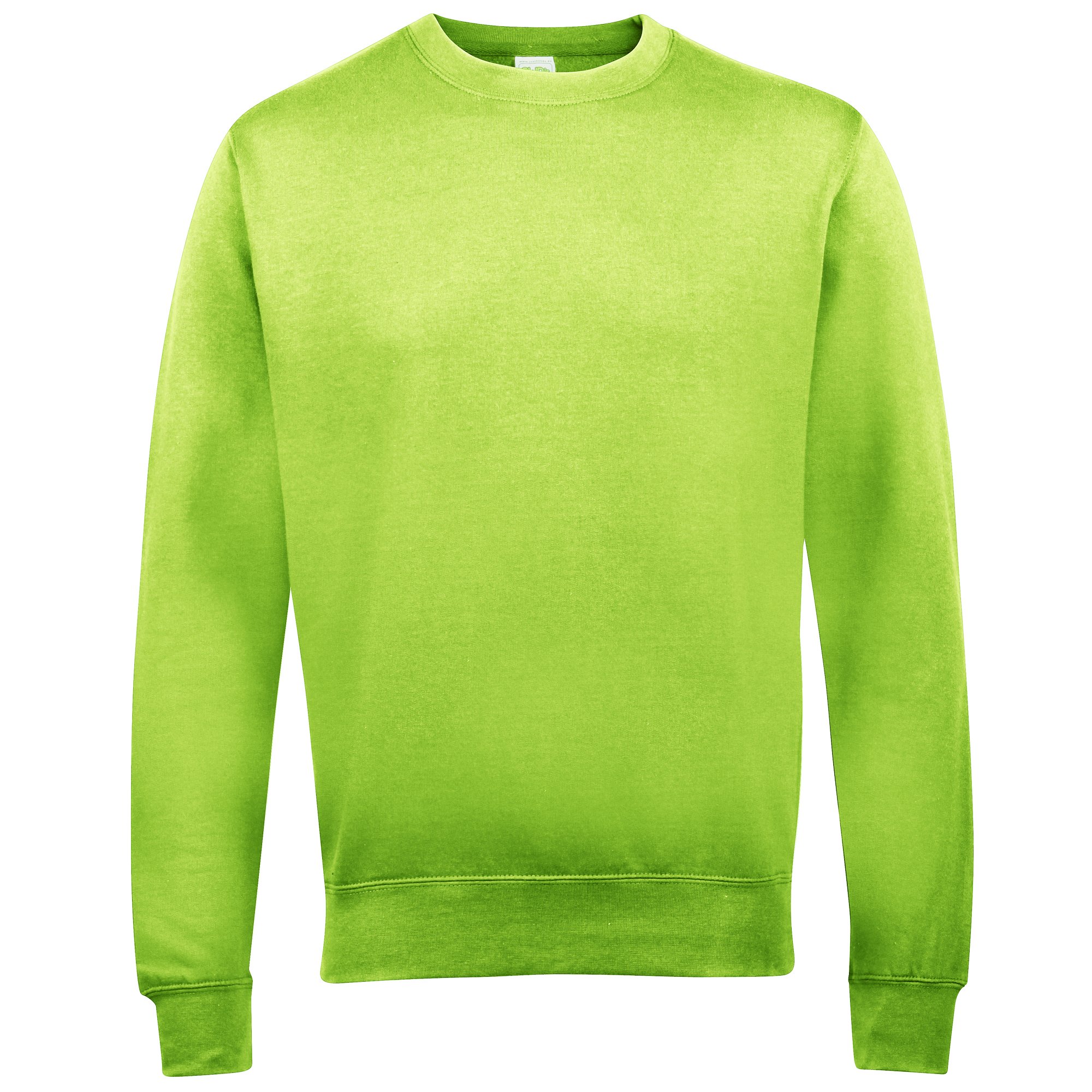 AWDis Men's Sweat Sweatshirt, Green (Lime Green), X-Small