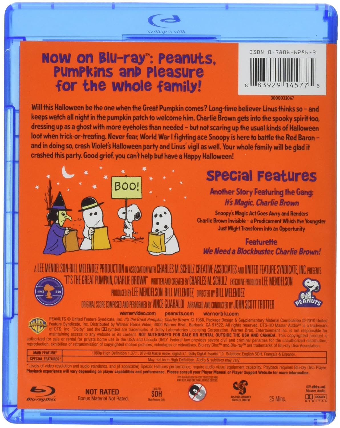 It's the Great Pumpkin, Charlie Brown [Blu-ray]