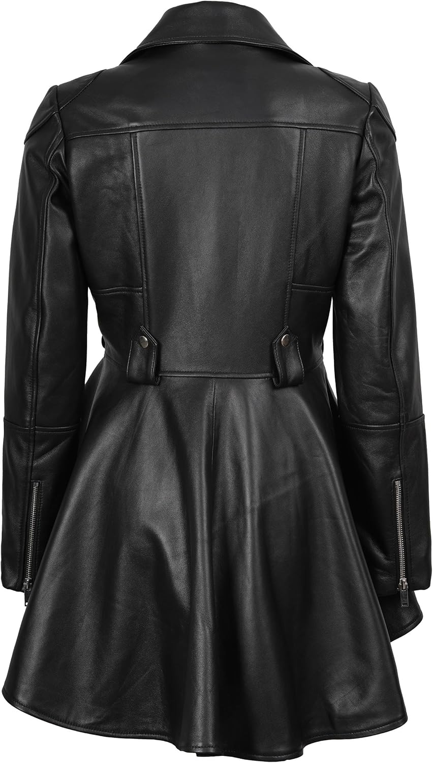 fjackets Leather Jacket Women - Real Lambskin Peplum Leather Jackets For Womens Stylish Women's Leather Jacket Outerwear - Image 5