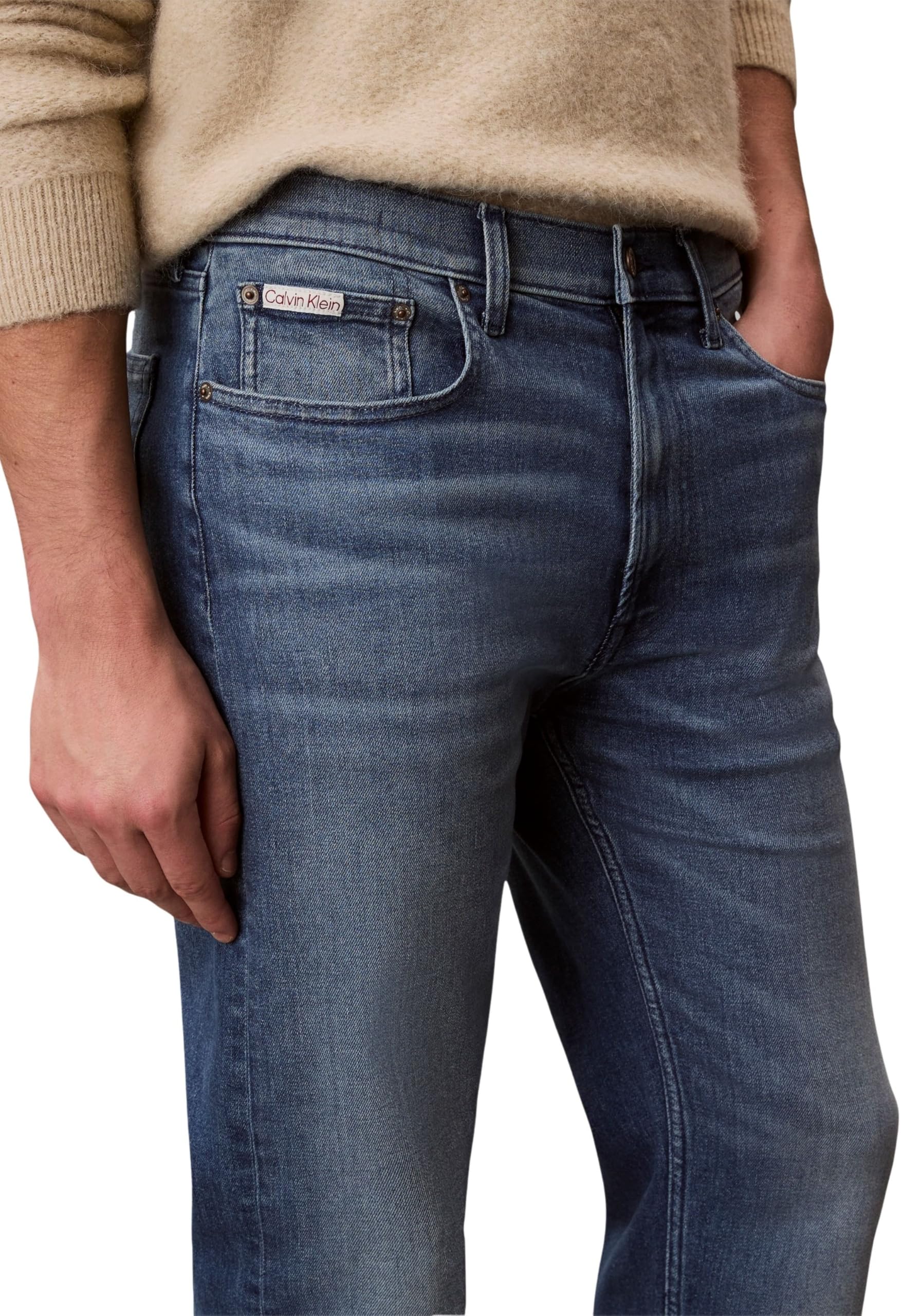 Calvin Klein Standard Straight Embers Jean Lv04re782g - Dżins Mężczyźni