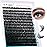 Lash Clusters Fluffy Cluster Lashes Extensions Thick 280pcs D Curl Eyelash Clusters DIY At Home Individual Lashes Extension by GEMERRY60P-10-18mm)