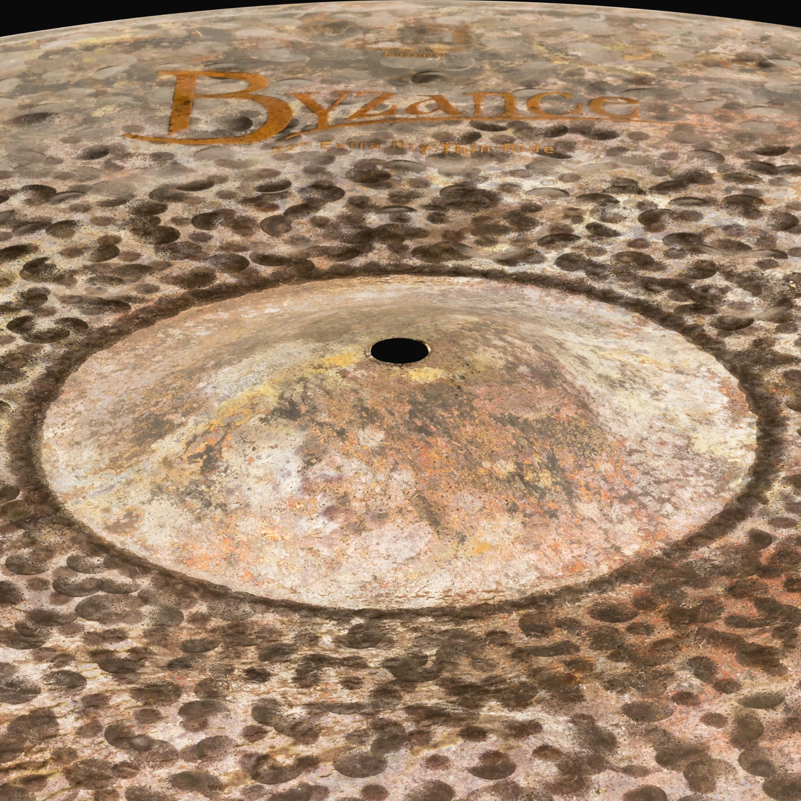 Meinl Cymbals Byzance Extra Dry Cymbale Ride Thin 22 pouces (55,88cm) pour Batterie - B20 Bronze, Finition Brute et Traditionnelle (B22EDTR)