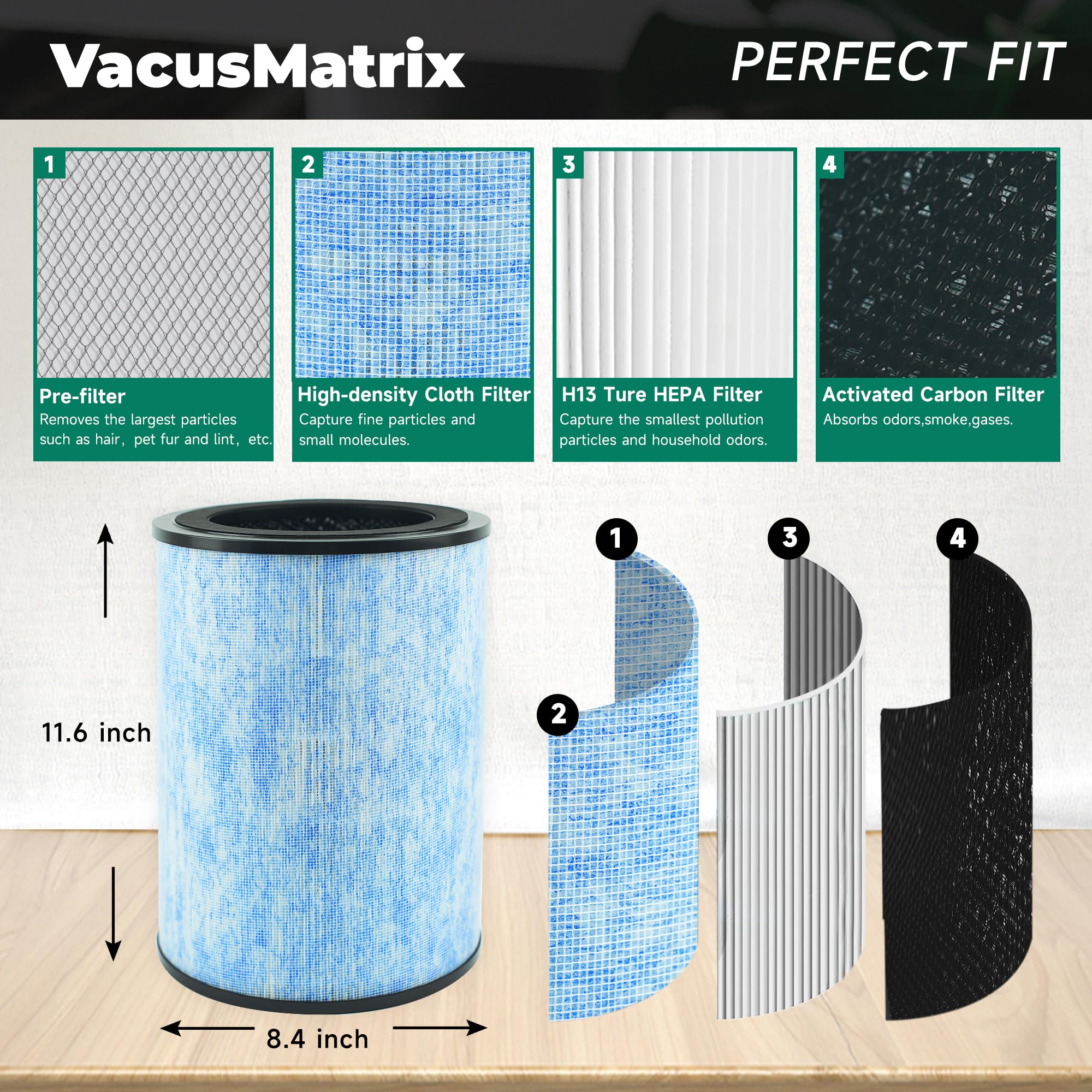 Purificateur D'air à Charbon Actif - BP03 - Dyson - à Filtre HEPA / à