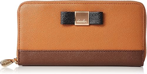 Amazon ダズリン Dazzlin 3カラ 配色ラウンドzip Wallet Daz Cam キャメル Dazzlin ダズリン 財布