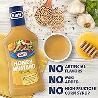 Vista 5 de Kraft Aderezo para ensalada de mostaza y miel (botella de 16 fl oz)