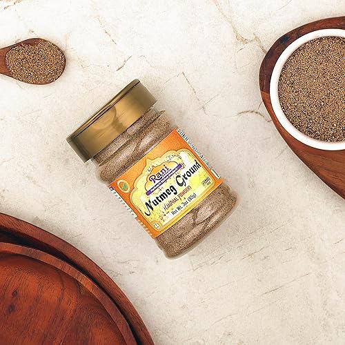 Miniatura 6 de Rani Nuez moscada (Jaiphul) Polvo molido para especias de 3 oz (85 g) Tarro de PET  Todo natural  Vegano  Apto para gluten  Sin OMG  Kosher  Origen