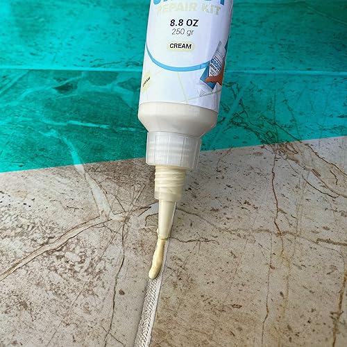 Miniatura 7 de PentaUSA Kit de reparación de lechada para azulejos, relleno de lechada de crema, triple protección, fórmula de secado rápido restaura y renueva las