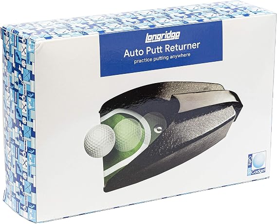 Longridge Black Auto Putt Golf Ball Returner - Black