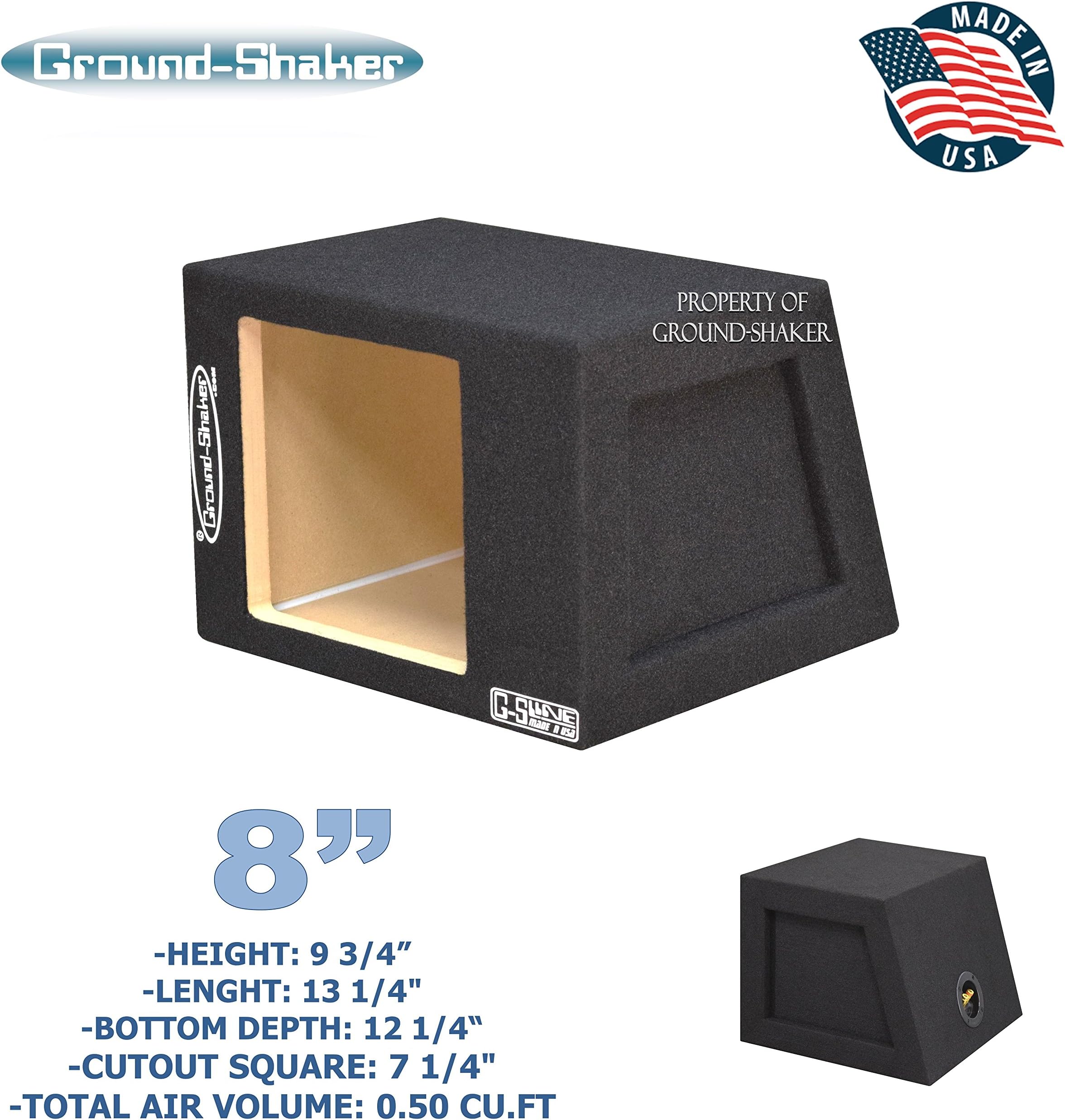 8" Single Sealed Hatchback Solo-baric Sub Box