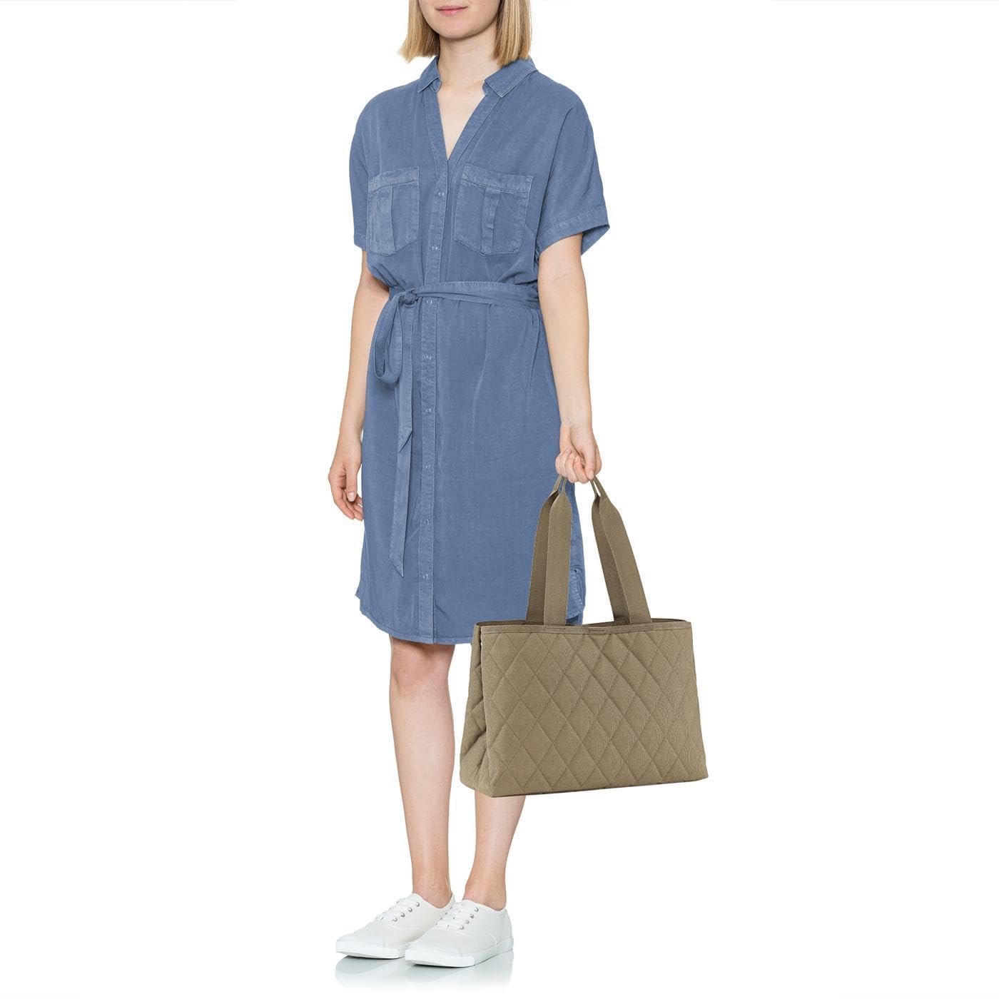 reisenthel classic shopper L – Geräumige Shopping Bag und edle Handtasche in einem – Aus wasserabweisendem Material