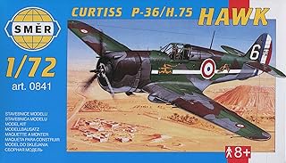 Smer Curtiss P-36 / H.75 Hawk in USAAF and French (1/72 Model kit, 0841)
