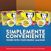 Vista 6 de Café Bustelo Café con Leche - Café expreso con sabor 24 cápsulas Keurig K-Cup
