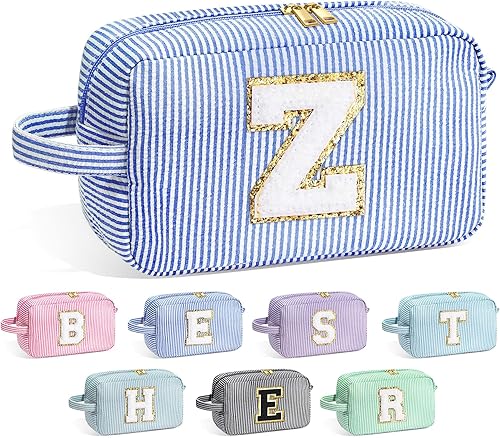 Miniatura 82 de YOOLIFE Estuche de Maquillaje con Inicial - Regalos de Cumpleaños para Mujeres, Niñas, Mamá, Hija, Amigas, Hermana, Profesora, Regalos de Propuesta