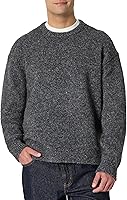 Amazon Essentials Men's Relaxed-Fit Faux Mohair Crewneck Sweater - Demi Lovato Pick, Soft Cozy Pullover