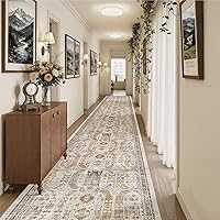 Vista 146 de Madane Alfombra Pasillera Lavable - Alfombras Pasilleras 2x6 para Pasillos de 6 Pies Antideslizante Vintage Alfombra Pasillera de Cocina