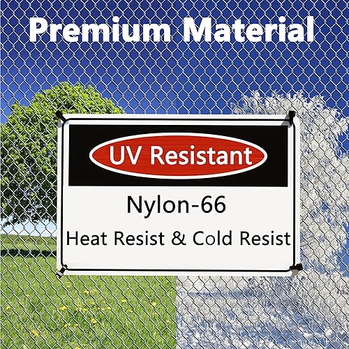 Miniatura 5 de Bridas grandes resistentes para exteriores de 20 pulgadas, 250 libras, bridas de cable extra largas, bridas de alambre gruesas, grandes y fuertes,