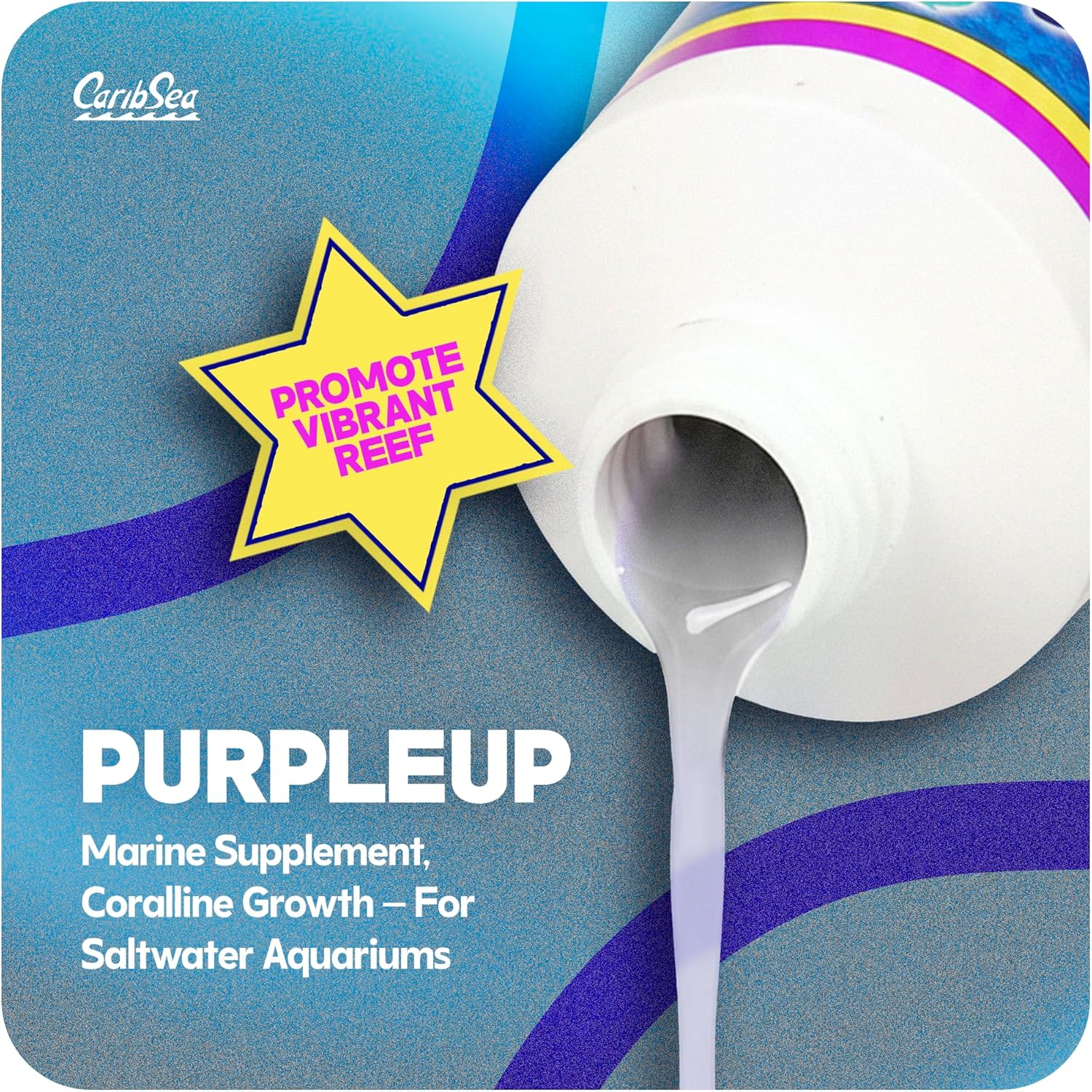 CaribSea PurpleUp Coralline Growth Supplement – 16 oz – Aragonite-Based Formula with Ionic Calcium – Supports Reef Coloration and Calcium Levels