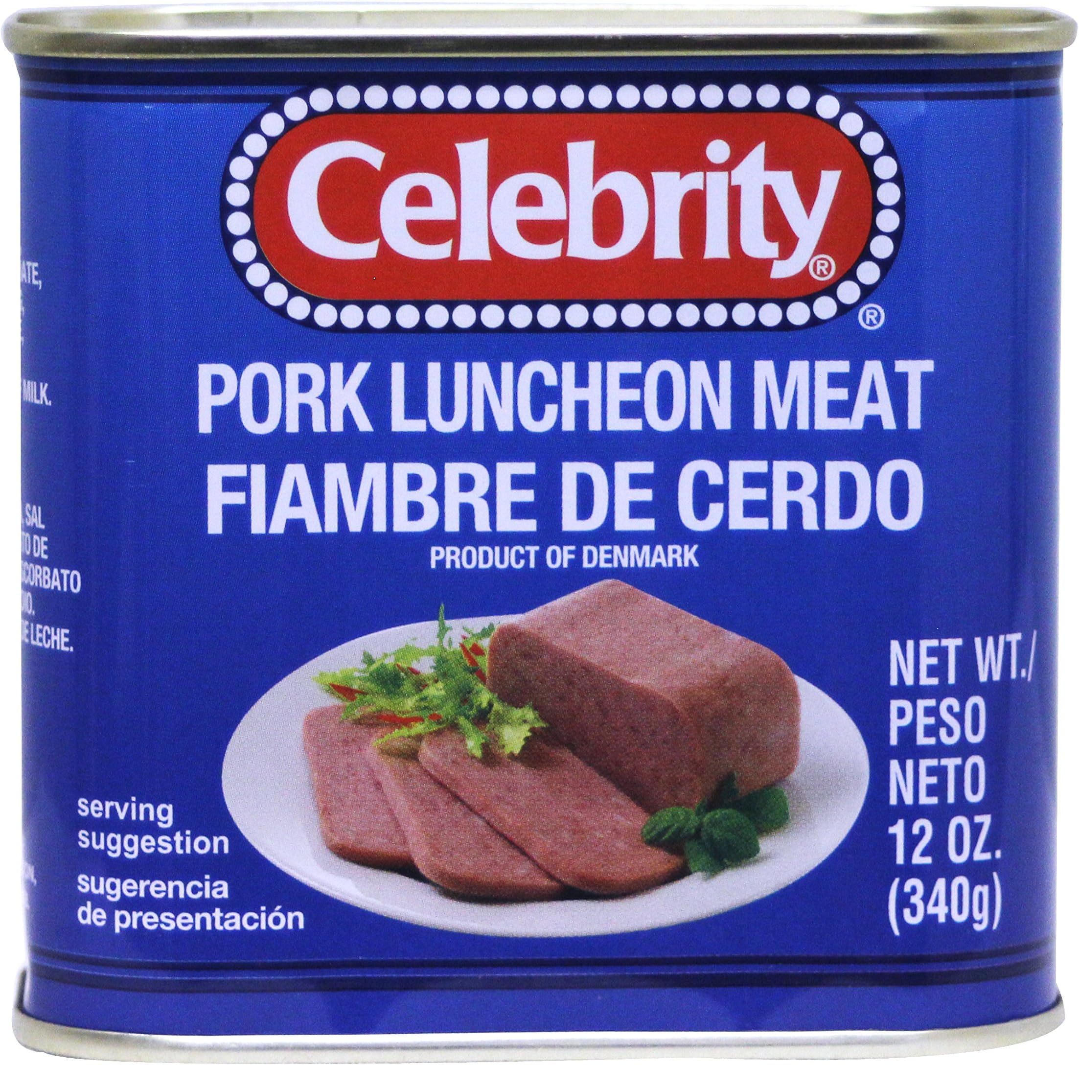 午餐肉 Celebrity Luncheon Meat Pork 12oz (pack of 3)