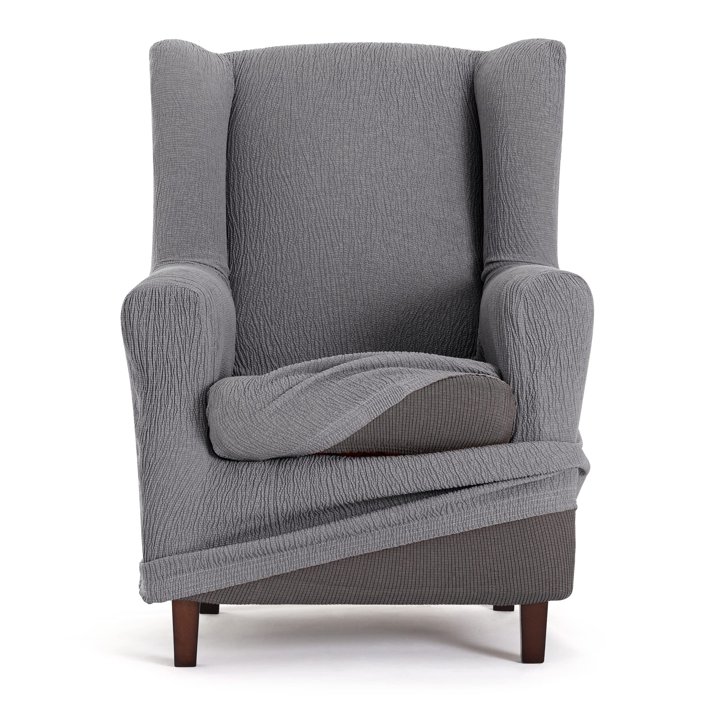 Eysa Llion Sofa überwurf ohrensessel Farbe 6, Grey 6