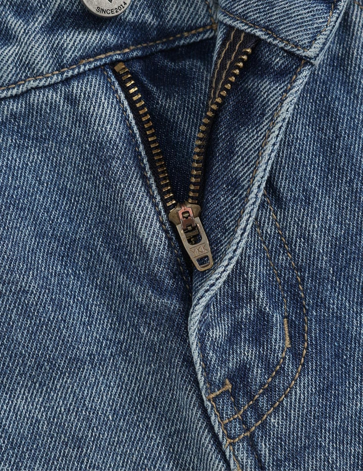 Aelfric Eden Denim Shorts Womens Vintage Washed Long-line Jorts Casual Y2K Baggy Unisex Oversized Streetwear Jeans Shorts - Image 2