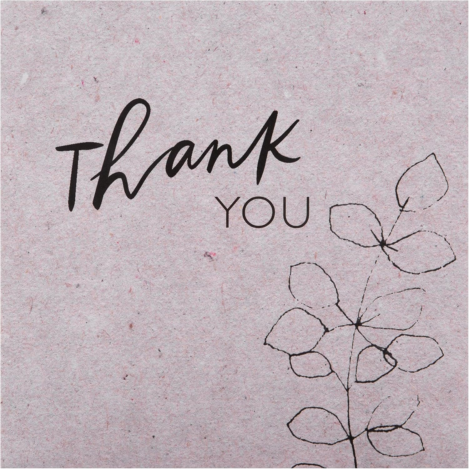 Hallmark Thank You Cards - Pack of 10 in 2 Classic Designs, Grey & Brown,25566740