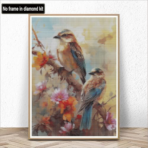 Miniatura 2 de Kaliosy Kits de pintura de diamantes 5D para adultos, flores por números, pintura con diamantes, arte de animales, bricolaje, taladro completo,