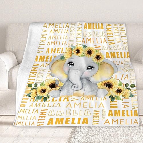 Miniatura 149 de Custom Name Blanket Throw Personalized Blanket for Kid with Names Customized Blanket with Name for Baby,Custom Blanket,Gift for Birthday Letter