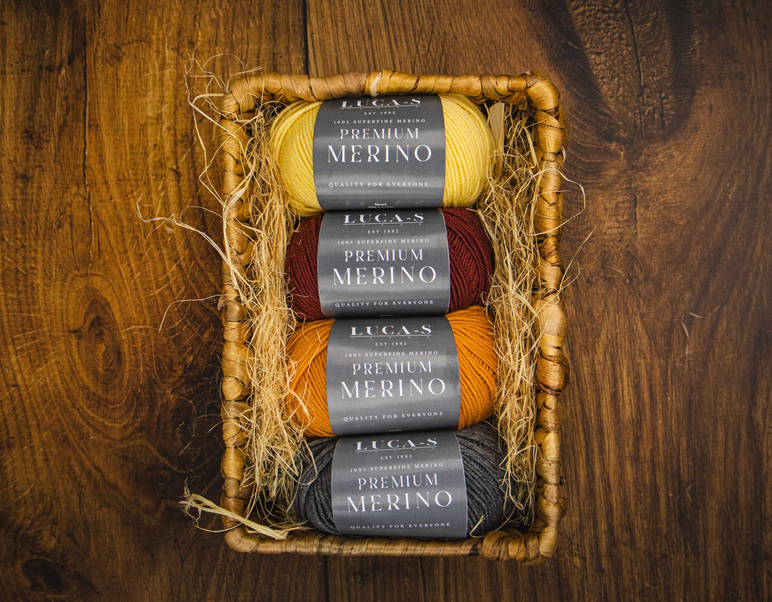 Superwash Baby Merino - Set di 10 gomitoli di lana merino a 4 strati, 100% pura lana merino extra fine, gomitolo da 50 g