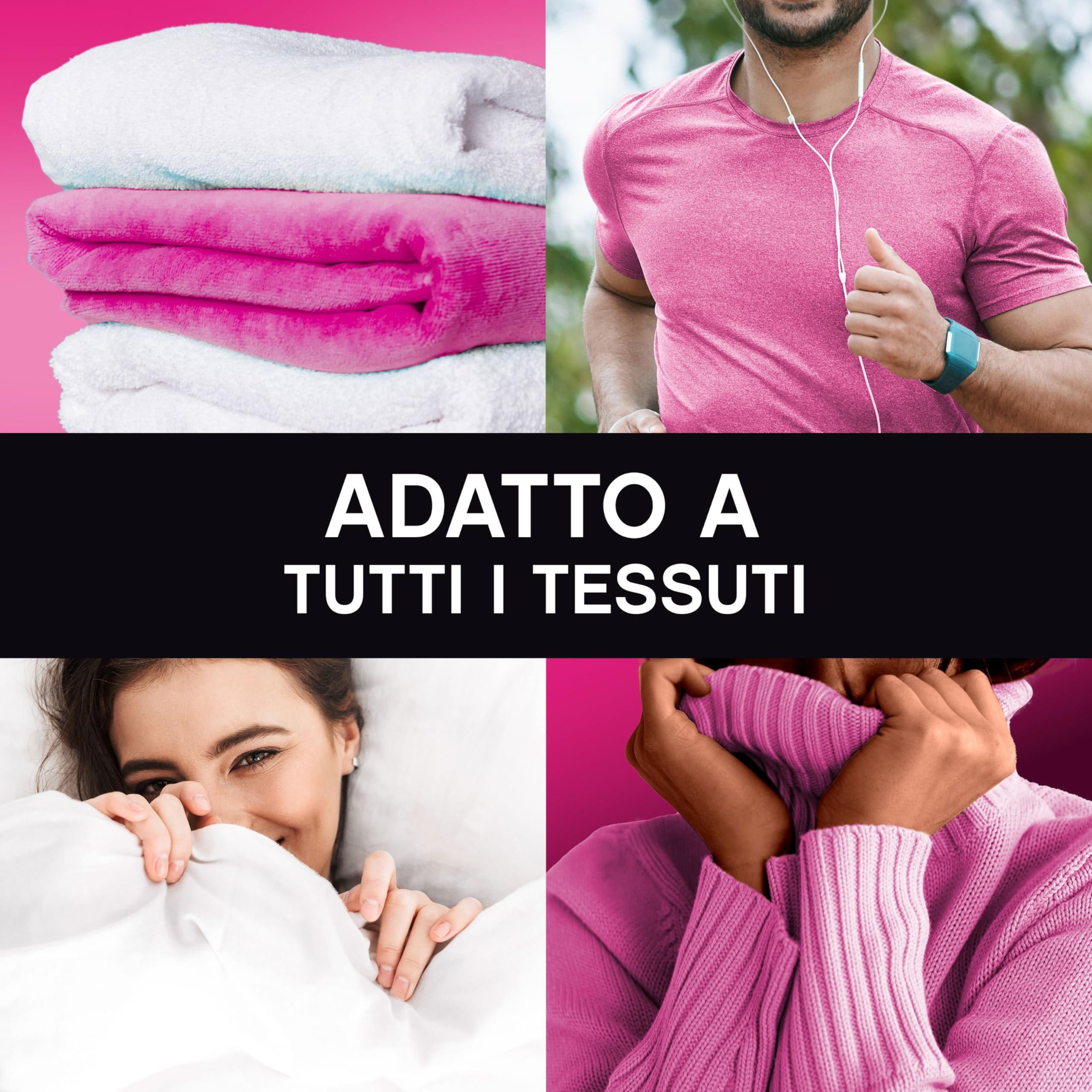 Lenor Profumatore Bucato Perle Profumate Lavatrice, Unstoppables Freschezza Floreale, Maxi Formato 6 x 195g, Intensificatore Di Profumo
