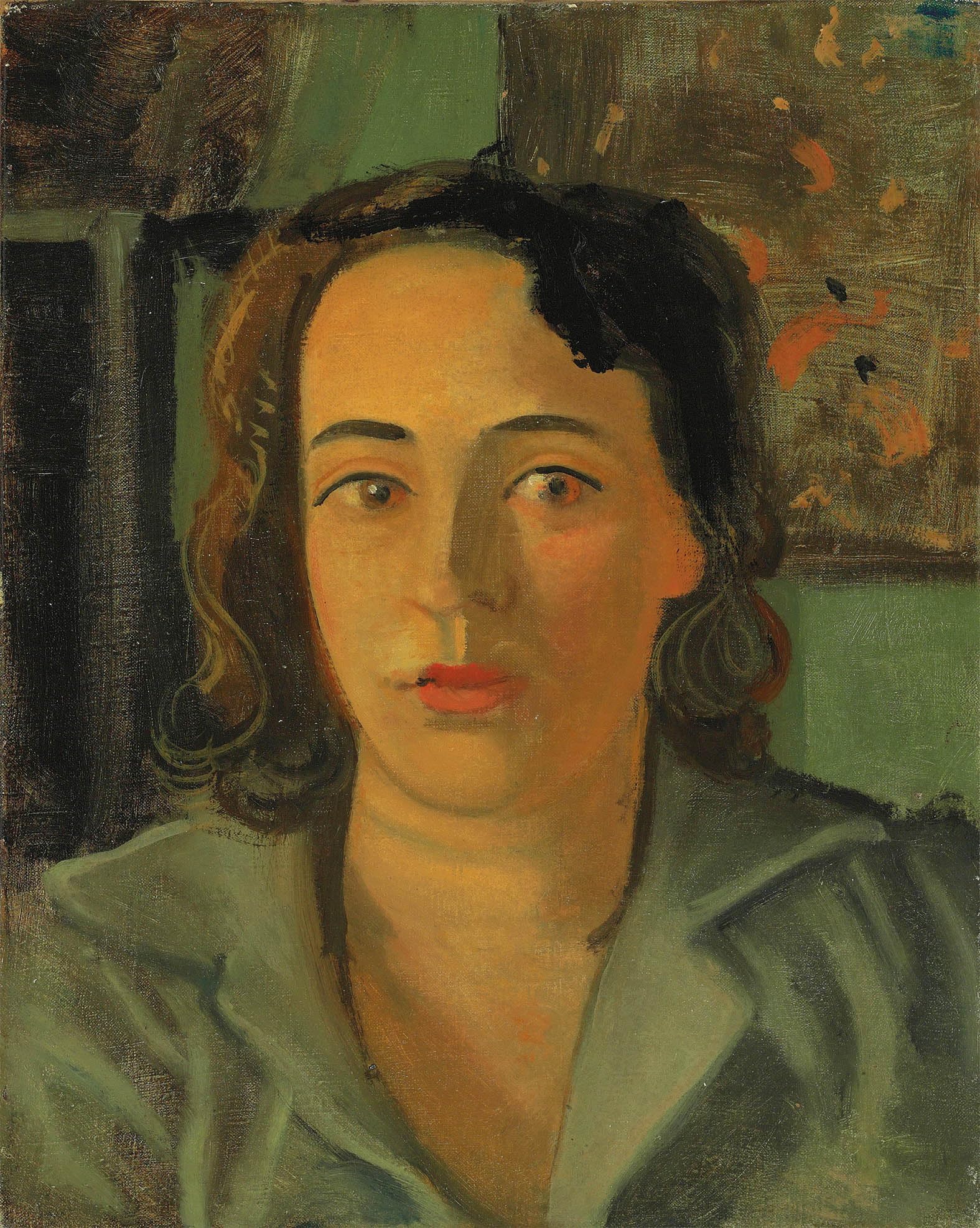 GYTRI CGFHJ André Derain Poster Color Vintage Wall Art Picture《Portrait of a Woman》by André Derain Prints People Canvas Painting For Home Decor 40x50cm Unframed